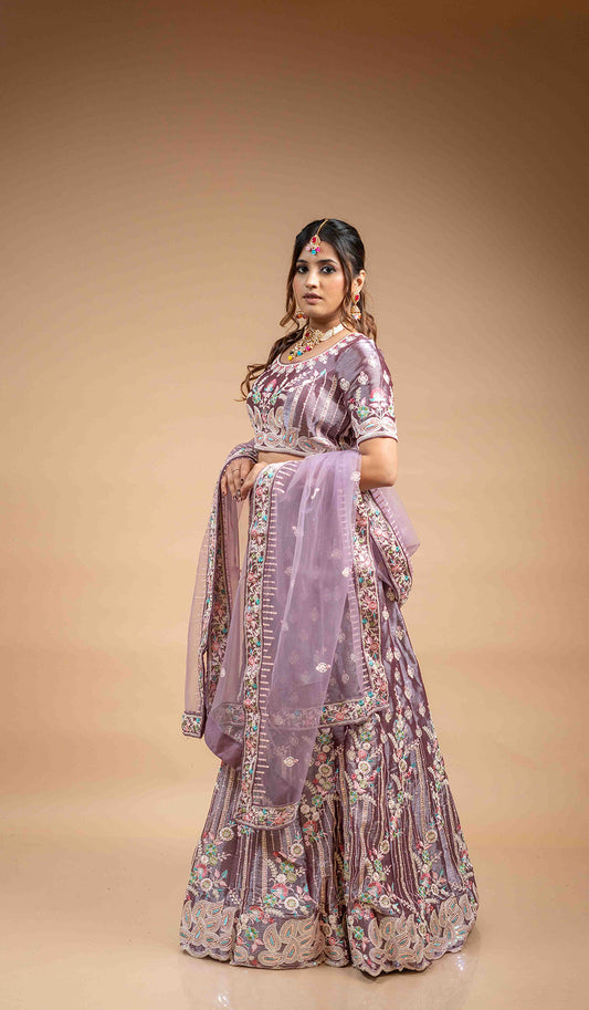 Jimmy Choo Organza Lehenga Set