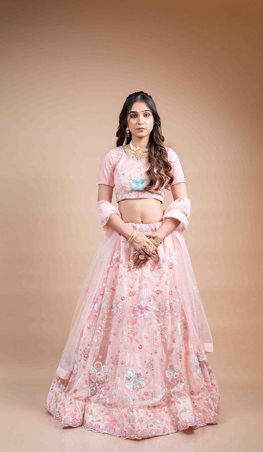 Candy Pink Lehenga Set