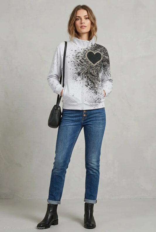 Upcycled Jacket with Embellishments