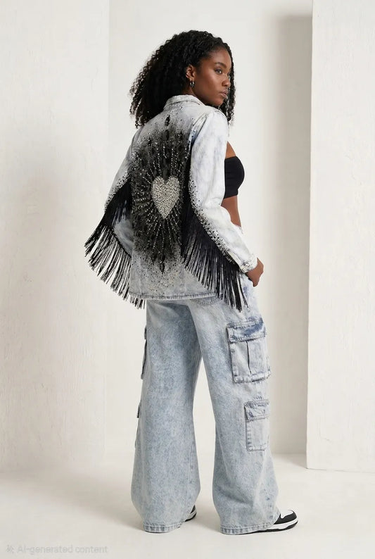 Embellished Denim Jacket