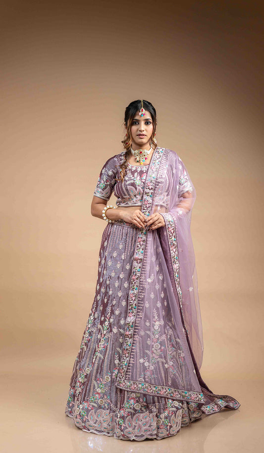 Jimmy Choo Organza Lehenga Set